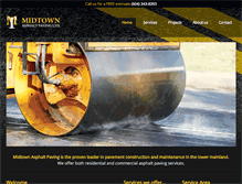 Tablet Screenshot of midtownpaving.com